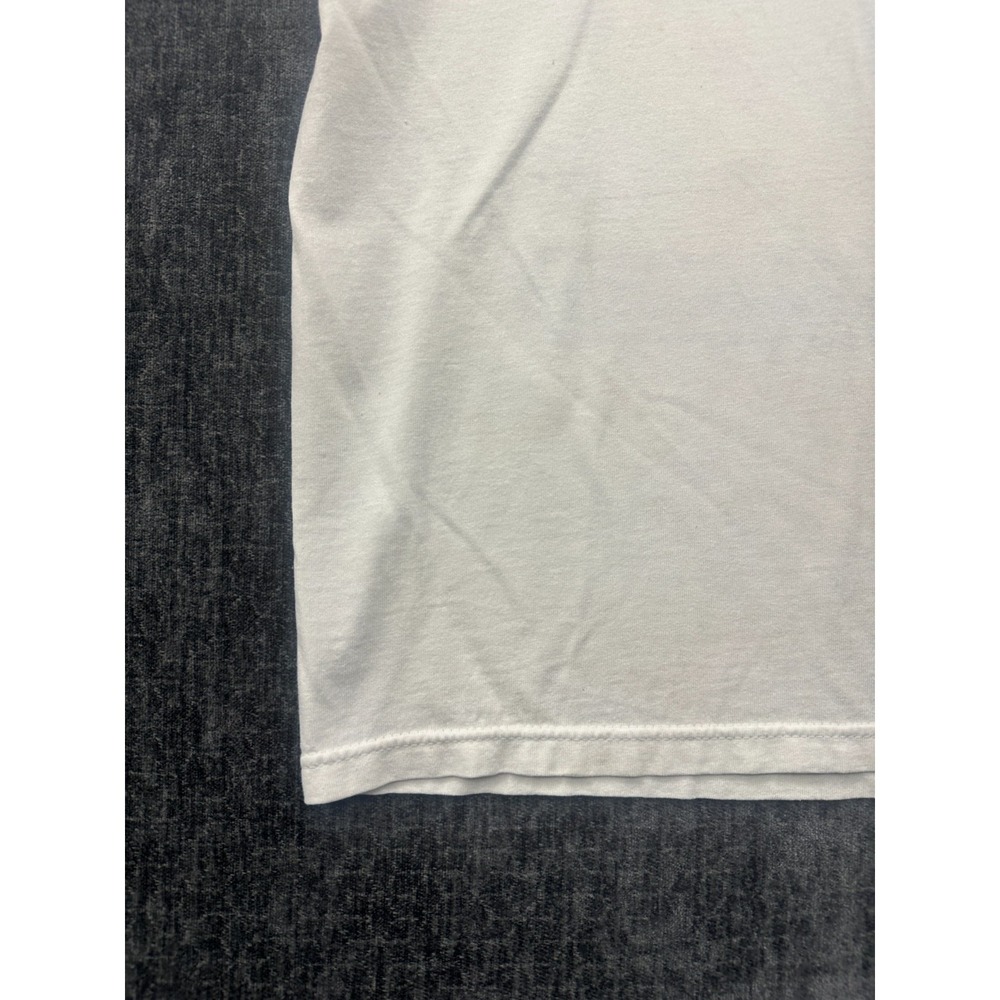 Vintage Fruit Of The Loom T Shirt Mens Medium White Mid-Alabama Corvette Club - Picture 2 of 14